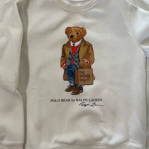 Ralph Lauren Polo Bear Cream Sweatshirt